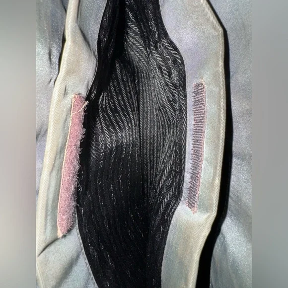 Authentic Prada Silver and Gray Shoulder Bag - Picture 12 of 16